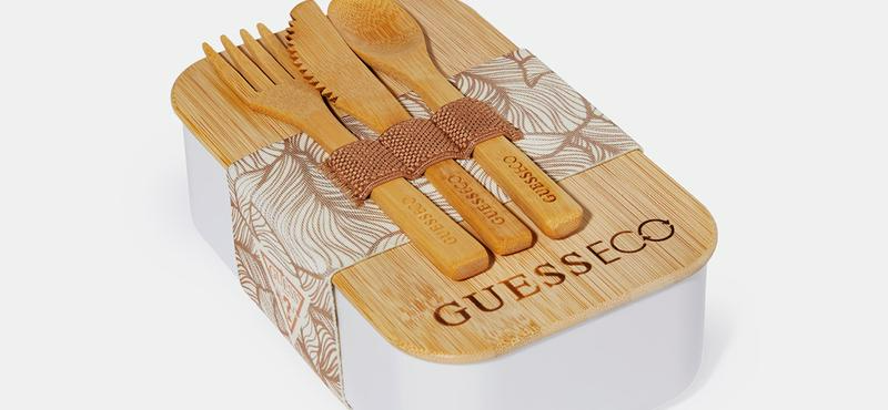 Экологичный ланчбокс в подарок в GUESS