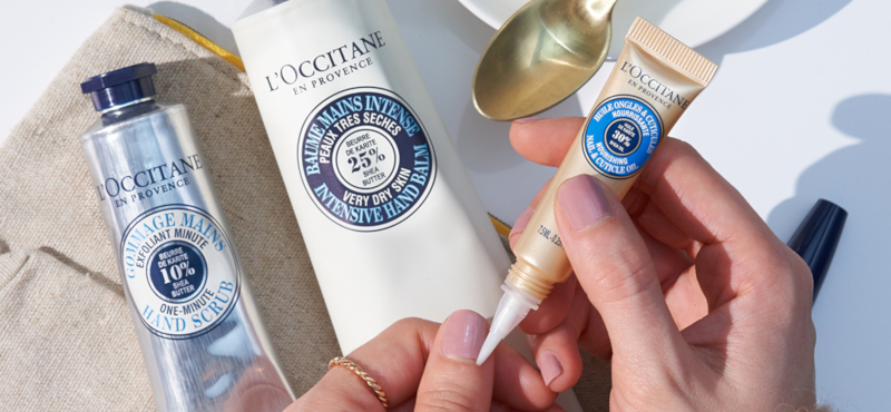 Линии Карите в салоне L'Occitane