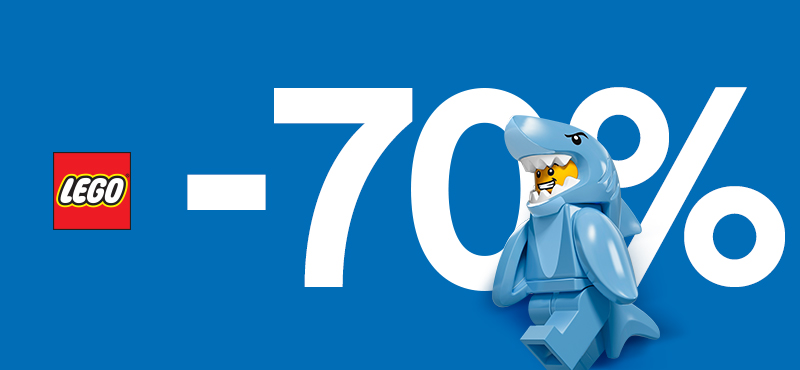 LEGO со скидкой до 70%