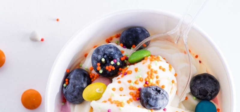Полезный замороженный йогурт в Frozen Yogurt
