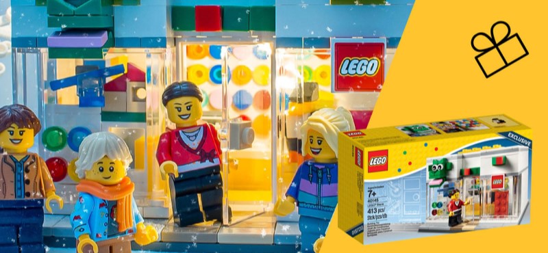 Конструктор в подарок при покупке в LEGO